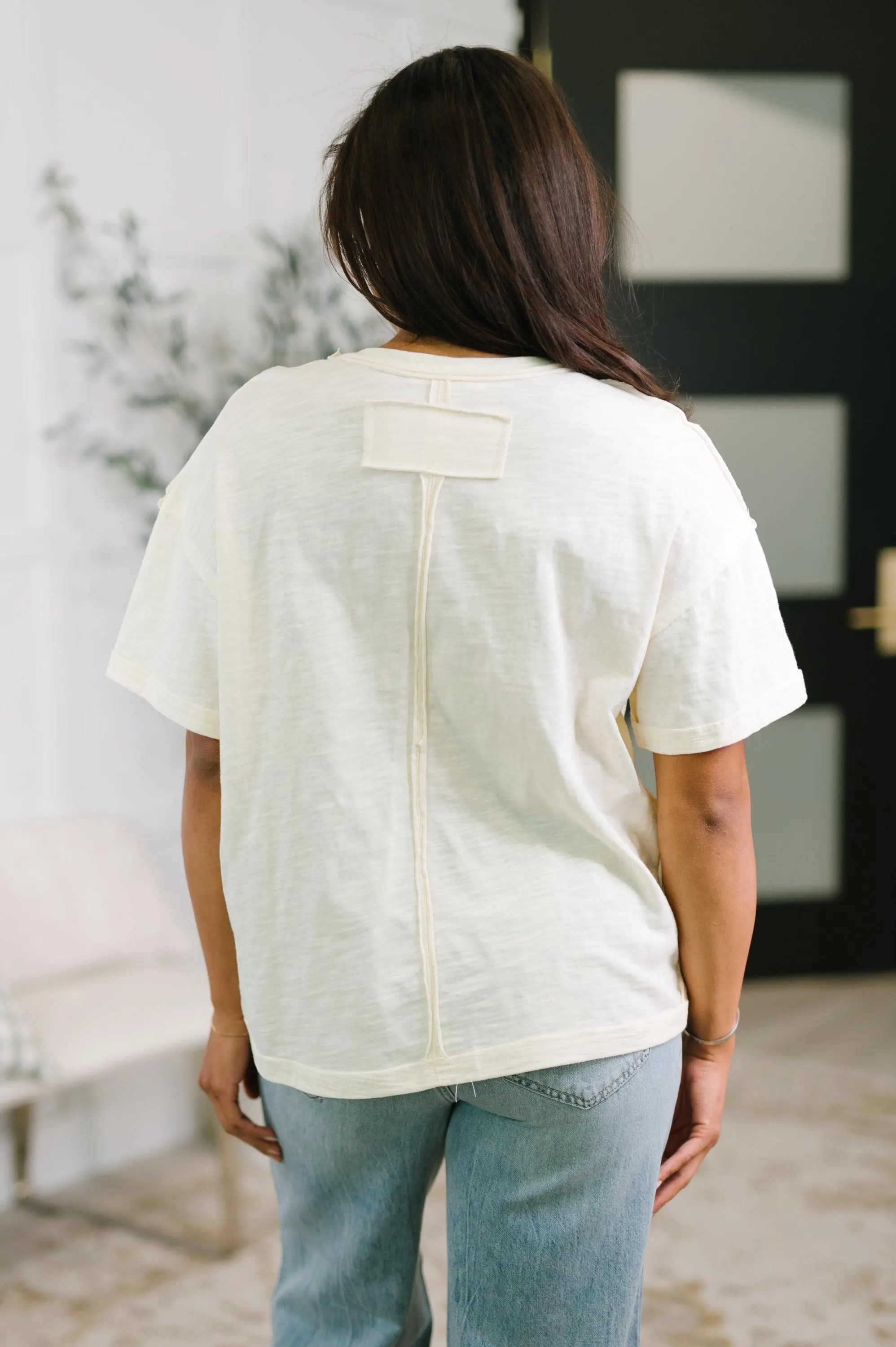 Autumn Fields Floral Cotton Top — view 5