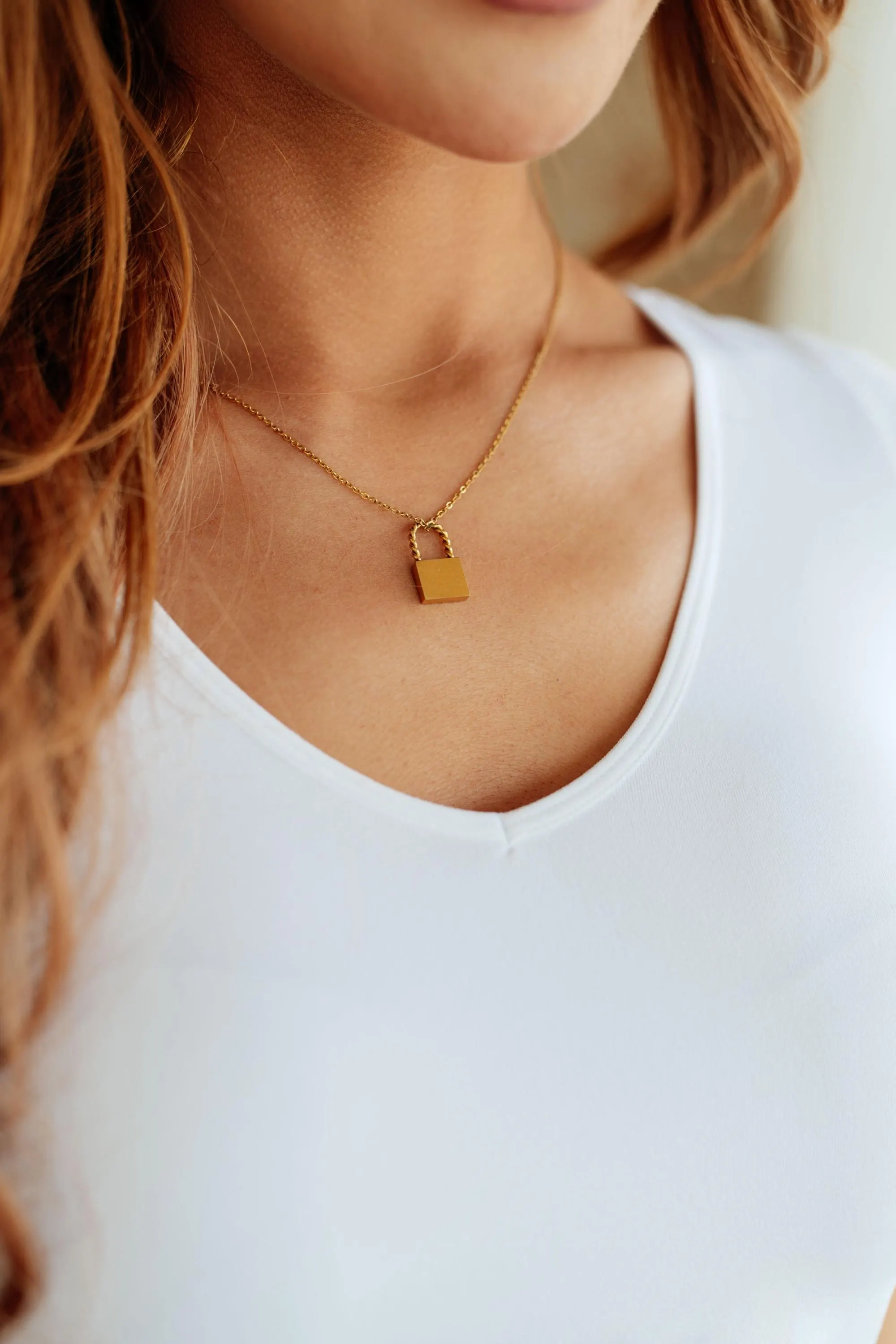 Lock It up Lock Pendant Necklace