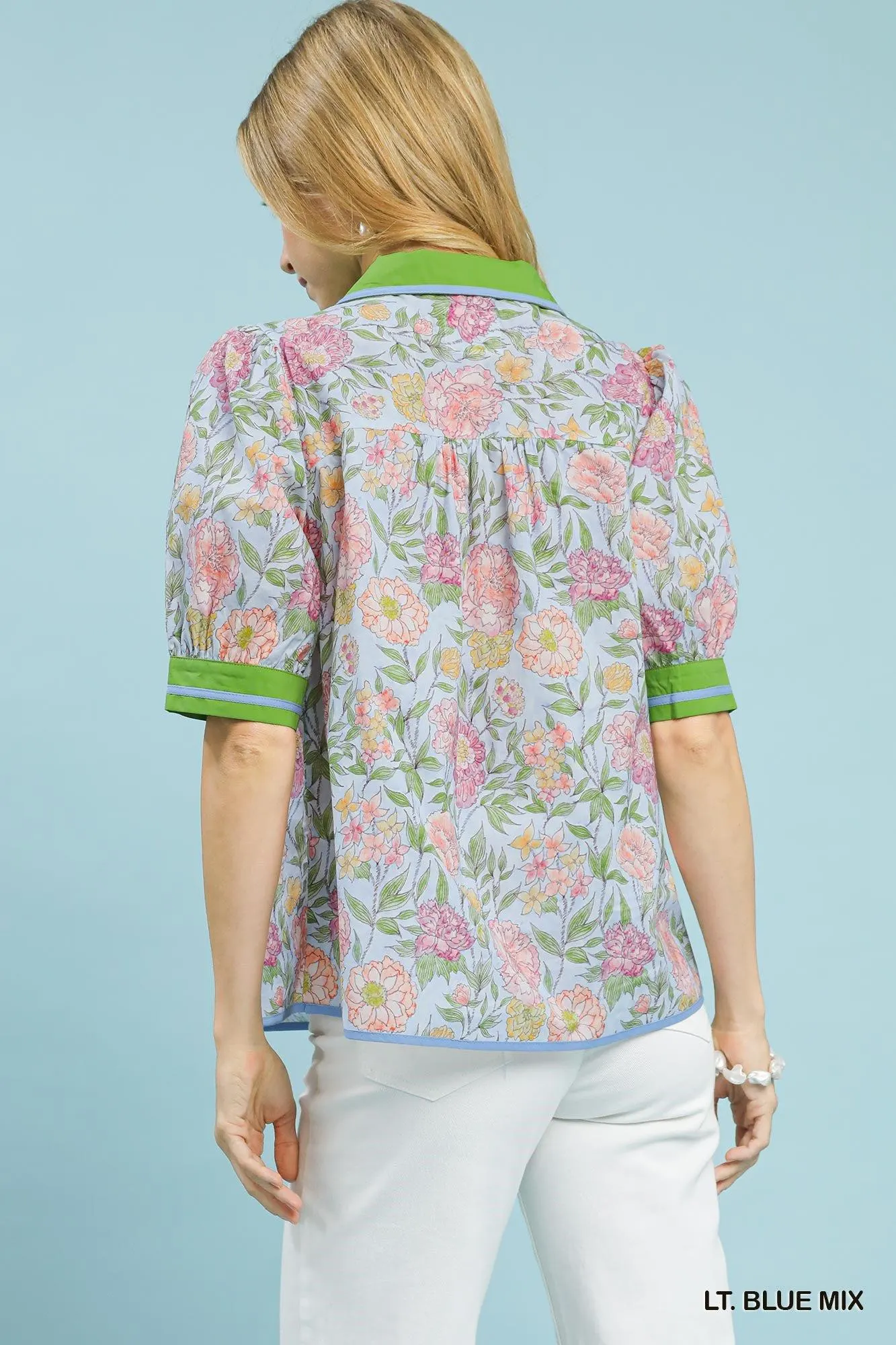 If You Stayed Vintage Floral Blouse — view 2