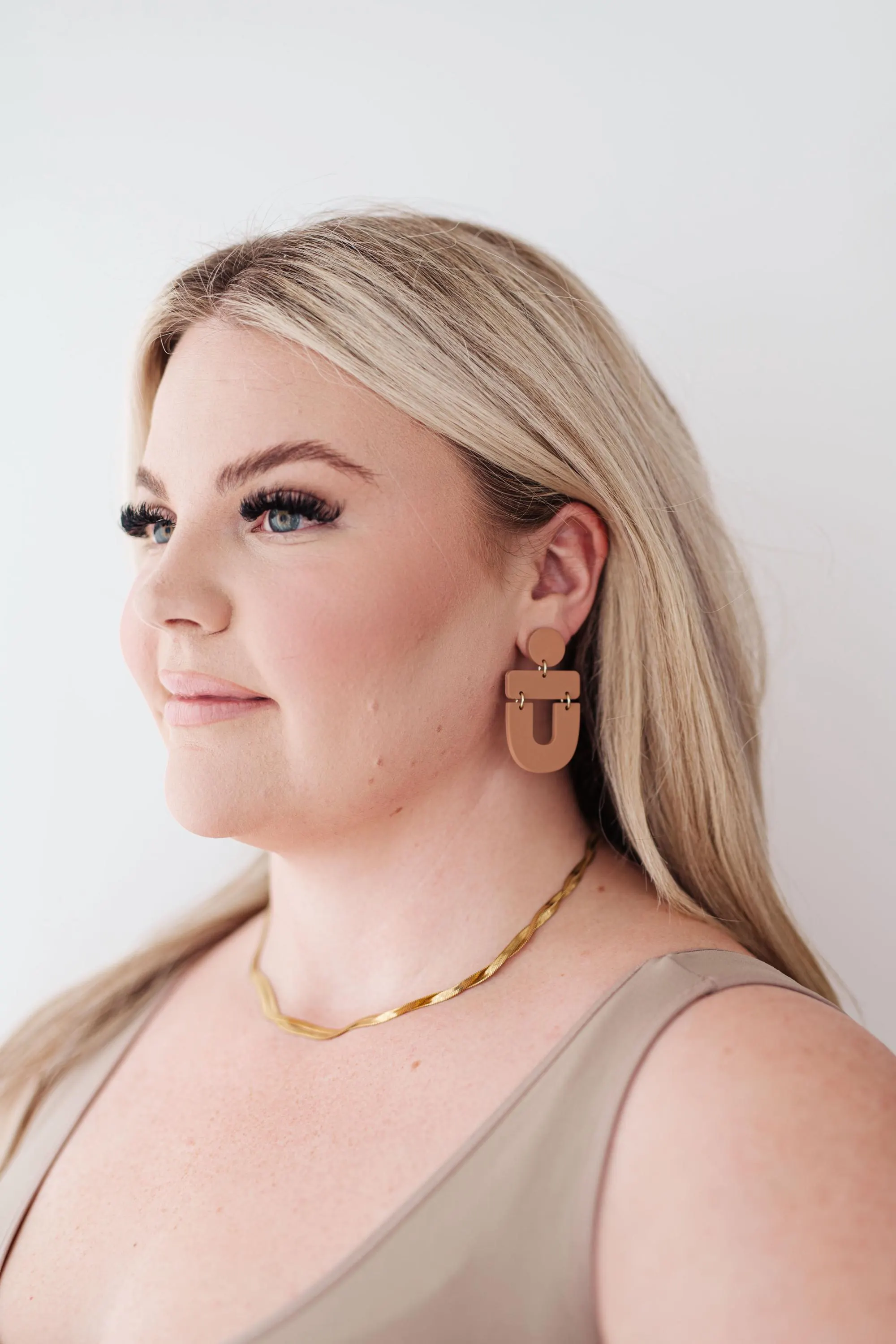Dreamboat Earrings in Brown — view 2