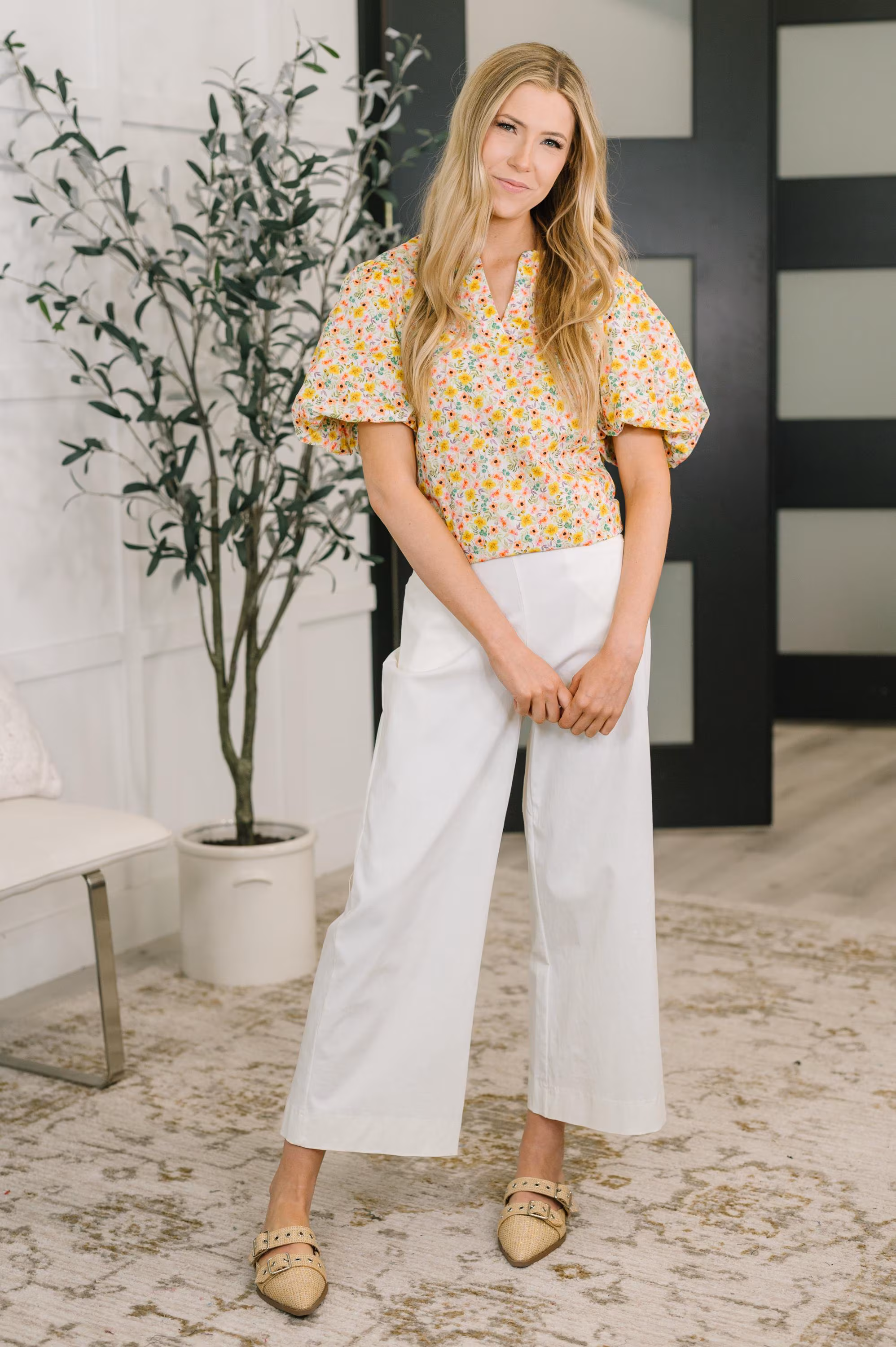 Seven Days a Week Balloon Sleeve Blouse — view 2