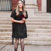 Sequin Dress in Swifty Midnight — view 2