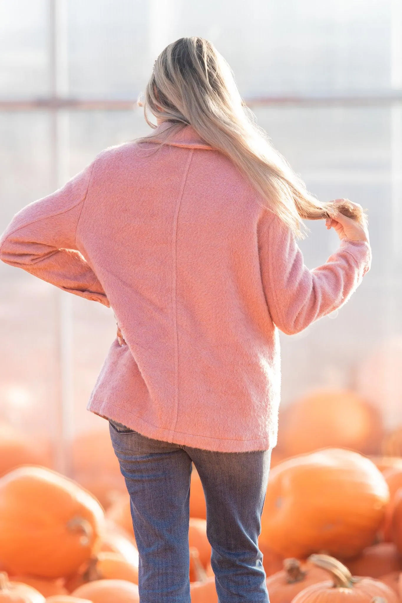 Pretty in Pink Soft Shacket -SALE- — view 8