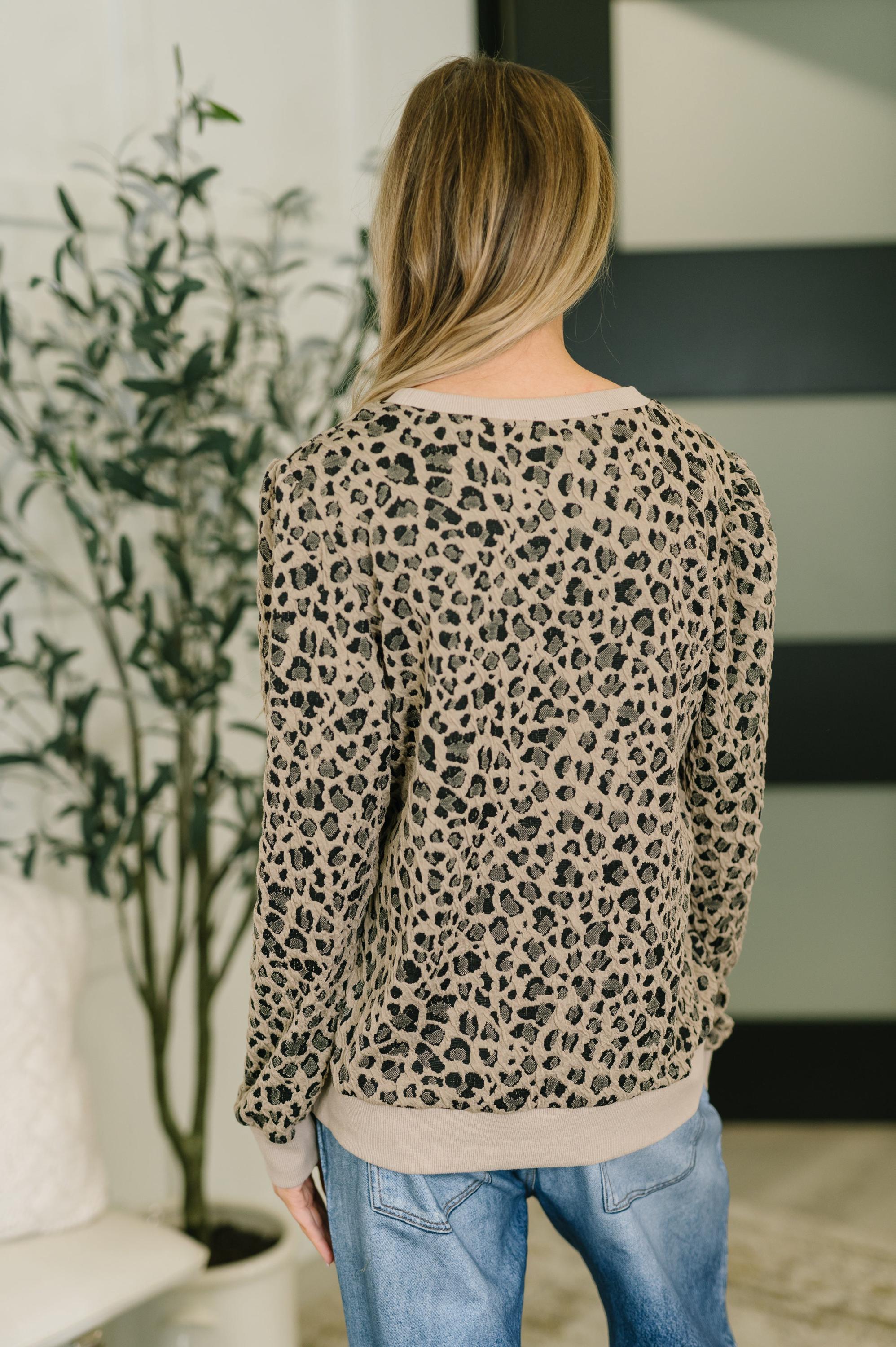 On the Prowl Leopard Print Top — view 5
