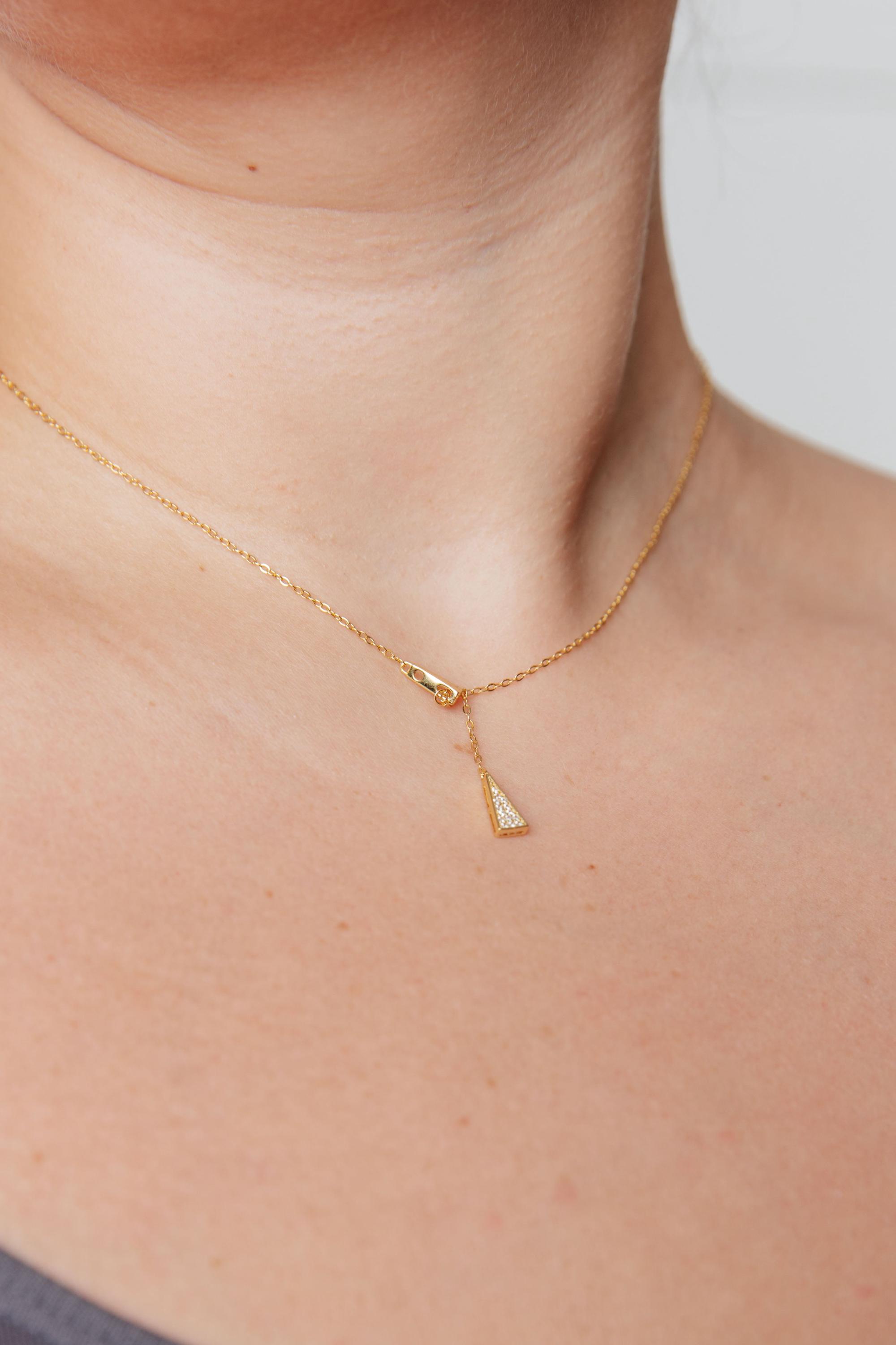 Wrapped in Love Necklace 14K Gold Plated S925 Sterling — view 3