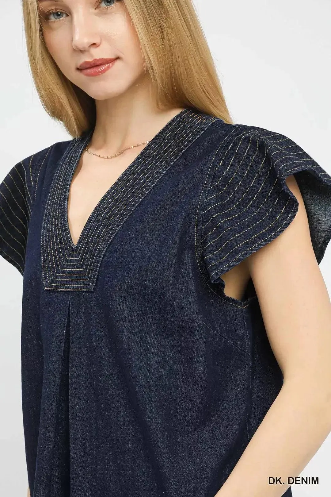 Stardust Dreams Denim Top — view 5