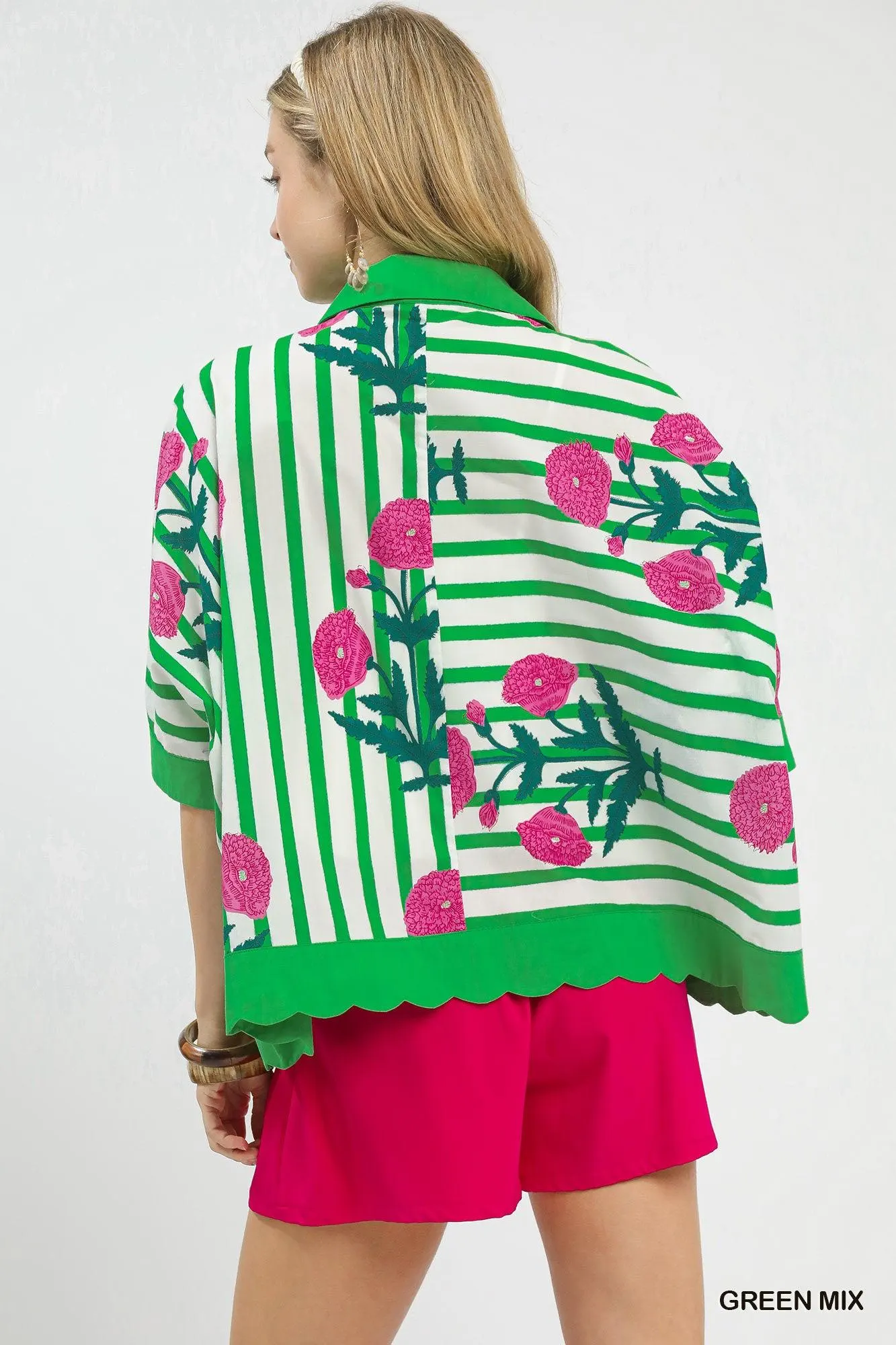 Heaven Sent Floral Layering Cotton Top — view 3