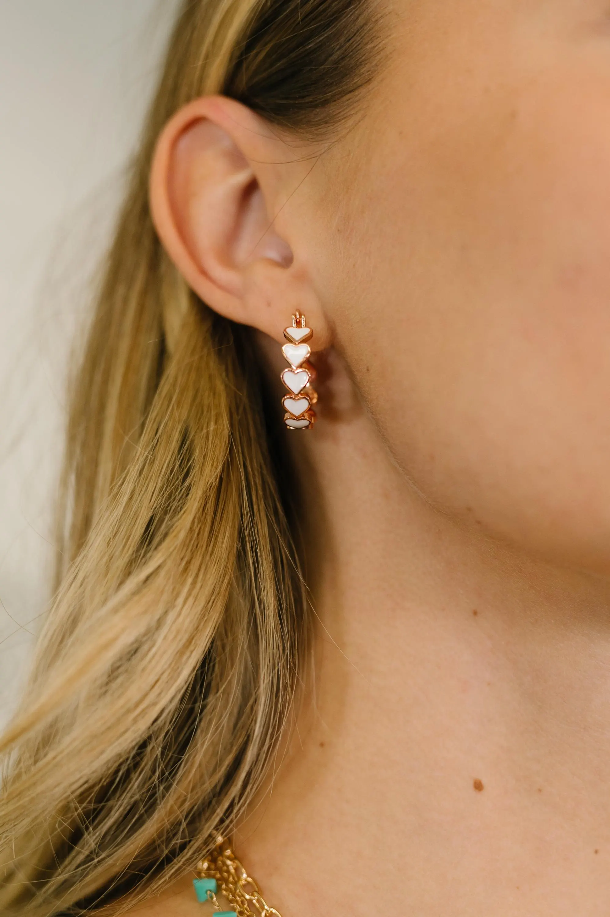 Certified Lover Girl Huggie Earrings — view 2