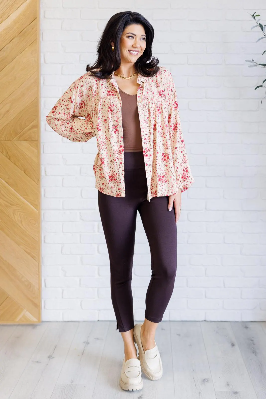 Poppy Fields Blouse Reap What You Sow Button Down Womens — view 6