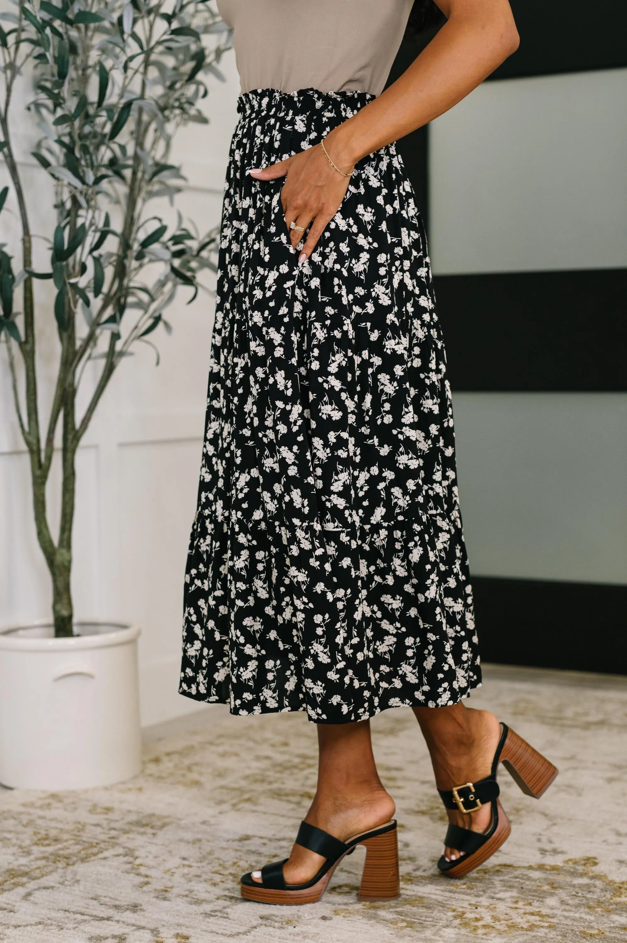 Fielding Flowers Floral Skirt — view 10