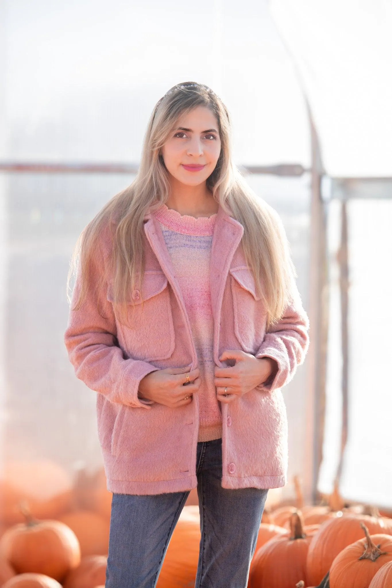 Pretty in Pink Soft Shacket -SALE- — view 15